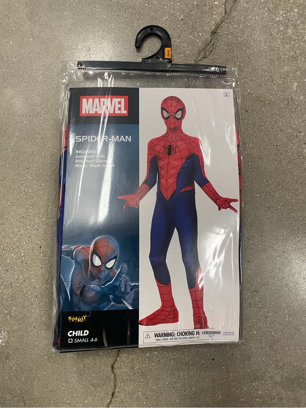 Marvel Spider-Man Red and Blue Child Costume size small 4-6